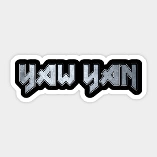 Yaw Yan Sticker